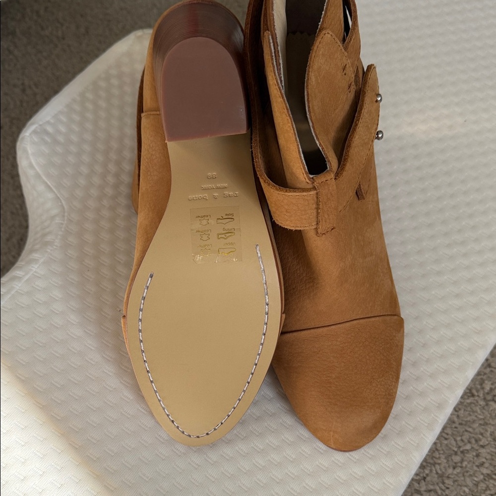 Rag & Bone Camel Ankle Booties - Picture 10 of 12